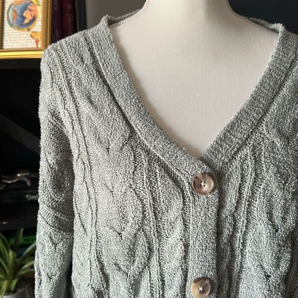 Jessica Simpson Size Medium Pistachio Green cardigan - Picture 4 of 7